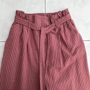 Stripped Linen Pants